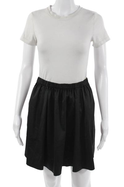 Kate Spade Womens A-Line Skater Skirt Black Size 6
