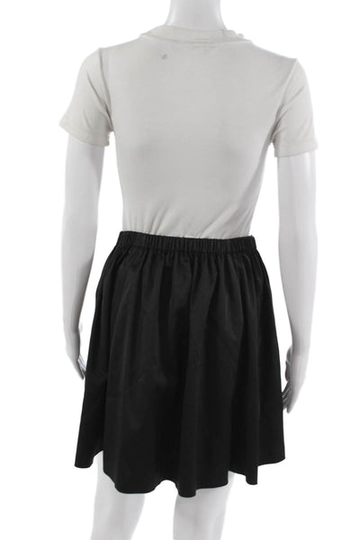 Kate Spade Womens A-Line Skater Skirt Black Size 6