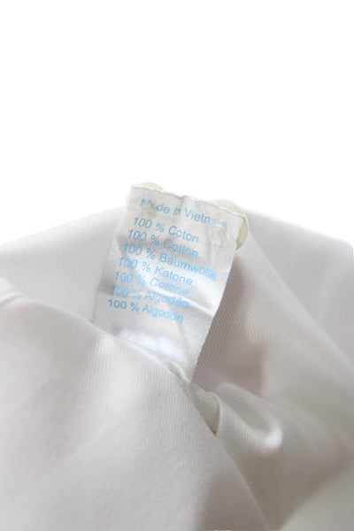 Twillory Mens White Point Dress Shirt 100% Cotton Size 17