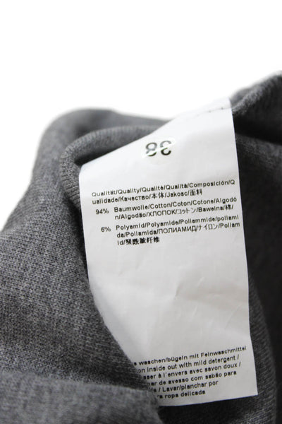 Boss Hugo Boss Mens Full-zip Hoodie Gray High Neck Cotton Blend Size 2XL