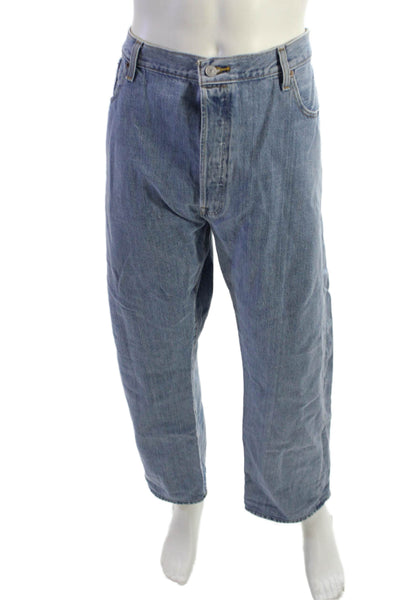 Levi's Men Light Blue Straight Jeans Big & Tall Size 42