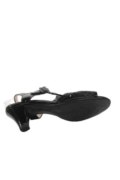 BeautiFeel Womens Open Toe Cutout Detail Heels Black Size EUR 42
