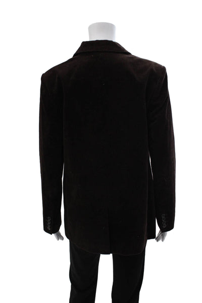 Banana Republic Unisex Brown Collared Button Long Sleeve Blazer Size 0