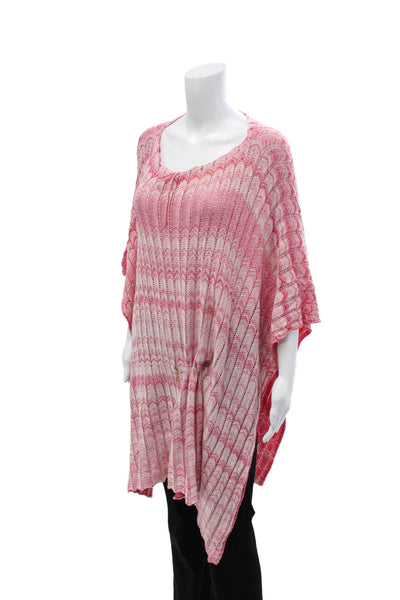 St. John Sport By Marie Gray Women Tunic Pink Boho Wool Size One Size