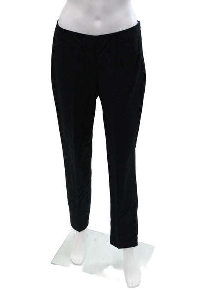 Lafayette 148 New York Womens Dress Pants Black Zip Size 6