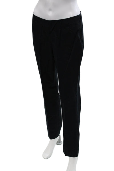 Lafayette 148 New York Womens Dress Pants Black Zip Size 6
