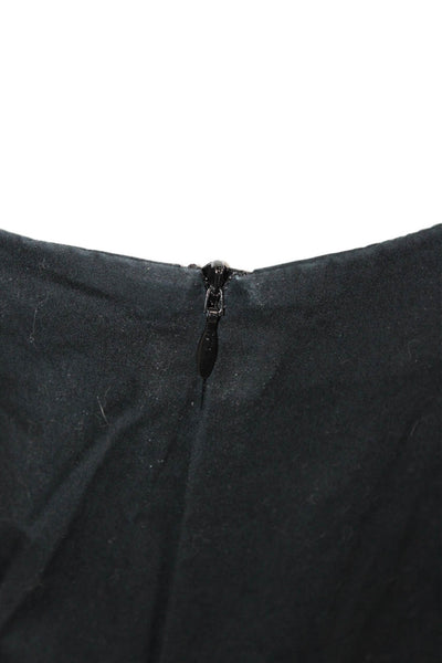 Lafayette 148 New York Womens Dress Pants Black Zip Size 6