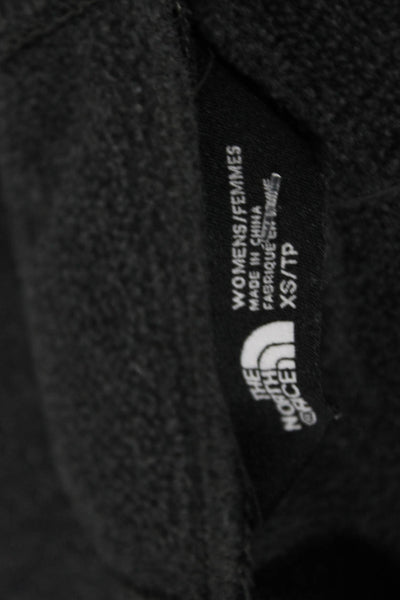 The North Face Womens Windbreaker Black Zip High Neck Size XS