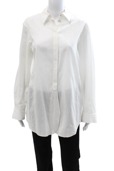 Rag & Bone Womens Collared Cotton Button Up White Long Sleeve Size S