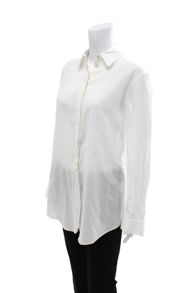 Rag & Bone Womens Collared Cotton Button Up White Long Sleeve Size S