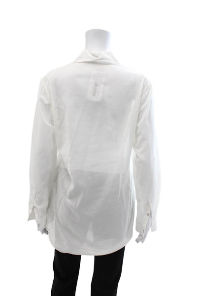 Rag & Bone Womens Collared Cotton Button Up White Long Sleeve Size S