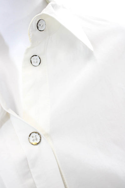 Rag & Bone Womens Collared Cotton Button Up White Long Sleeve Size S