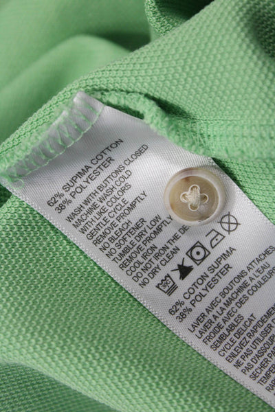 Tommy Bahama Mens Green Short Sleeve Polo Big & Tall Size 2XL