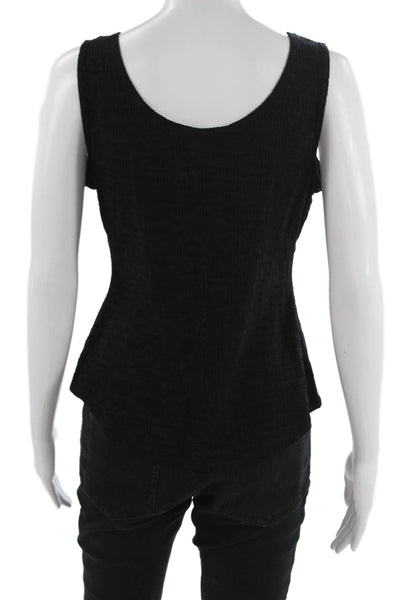 Sno Skins Women Basic V-Neck Sleeveless Tank Black Size M