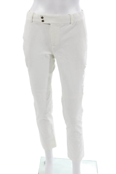 RLX Ralph Lauren Women Cropped Ankle Pants White Size S