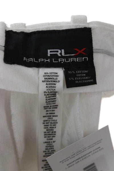 RLX Ralph Lauren Women Cropped Ankle Pants White Size S