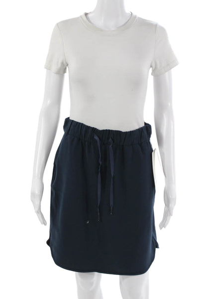 Lululemon Women A-Line Skirt Dark Blue Knee Length Size 8