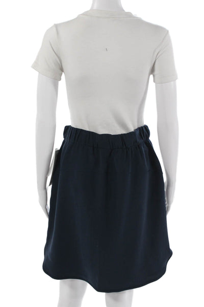Lululemon Women A-Line Skirt Dark Blue Knee Length Size 8