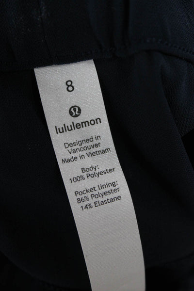 Lululemon Women A-Line Skirt Dark Blue Knee Length Size 8