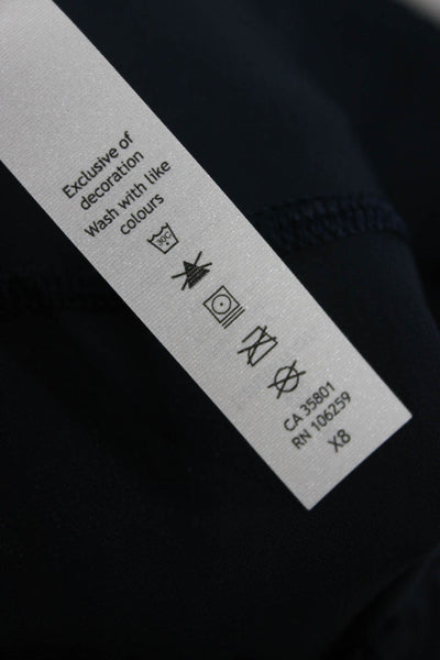 Lululemon Women A-Line Skirt Dark Blue Knee Length Size 8