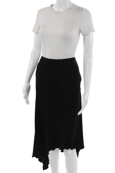 Joseph Ribkoff Womens A-Line Long Black Skirt Polyester Spandex Size 10