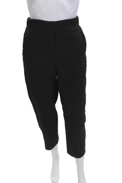Campo Di Fiori Women Cropped Ankle Pants Black Size L