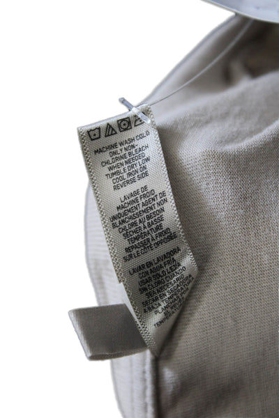 Skims Women Basic Beige Crew Neck Long Sleeve T-Shirt Size XS