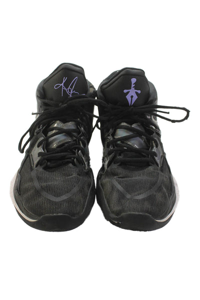 Nike Mens Lace Up Kyrie Infinity Basketball Sneakers Black Metallic Silver 11