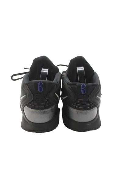 Nike Mens Lace Up Kyrie Infinity Basketball Sneakers Black Metallic Silver 11