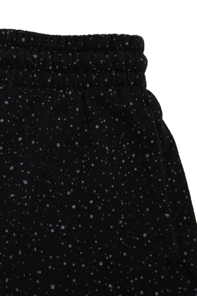 Nike Boys Cotton Abstract Sweat Shorts Black Size S