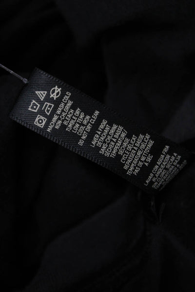 Skims Womens Basic Sleeveless Black Crew Neck T-Shirt Size S