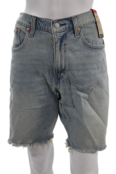 Levi Strauss & Co Men Light Blue Bermuda Shorts Size 34