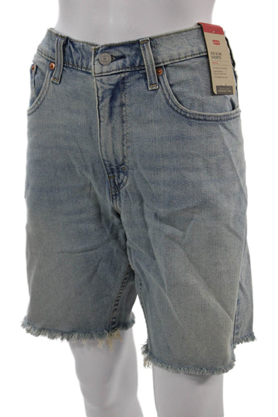 Levi Strauss & Co Men Light Blue Bermuda Shorts Size 34