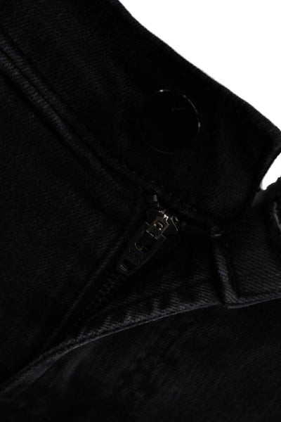 J Brand Womens Ankle Skinny Black Jeans High Rise Size 24