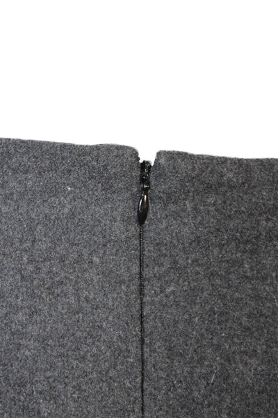 Wilfred Women Mini Wrap Skirt Dark Gray Wool Cashmere Size 2