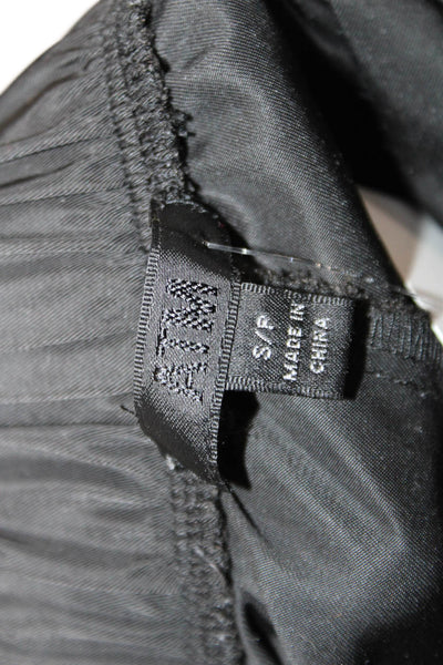 ATM Unisex Cargo Shorts Black 100% Polyester Army Size S