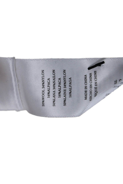 Rails Unisex White Crew Neck Sweater Vest Wool Alpaca Blend Size S