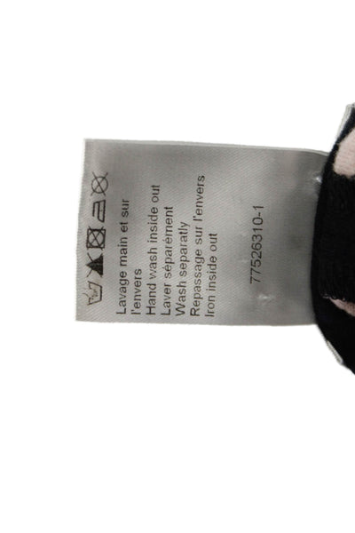 Sonia Rykiel Women Cropped Dress Pants Black Button Size S