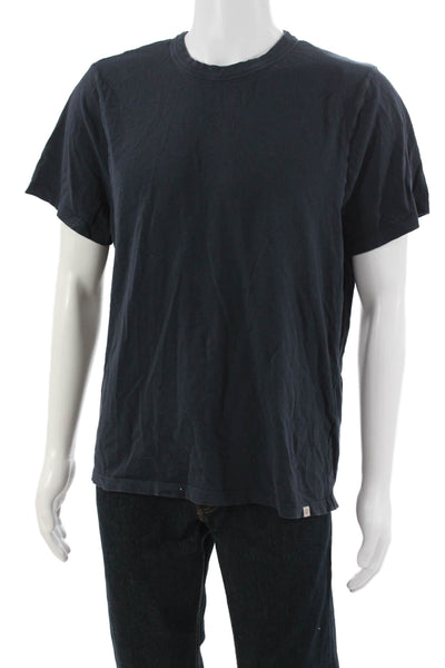 Madewell Mens Dark Blue Cotton Crew Neck Short Sleeve T-Shirt Size M