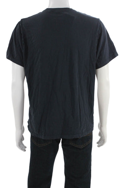 Madewell Mens Dark Blue Cotton Crew Neck Short Sleeve T-Shirt Size M