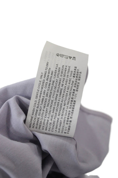 Theory Mens Point Collar Dress Shirt Gray Long Sleeve Size L