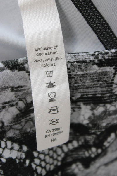 Lululemon Women Ankle Camo Black Leggings Size 6