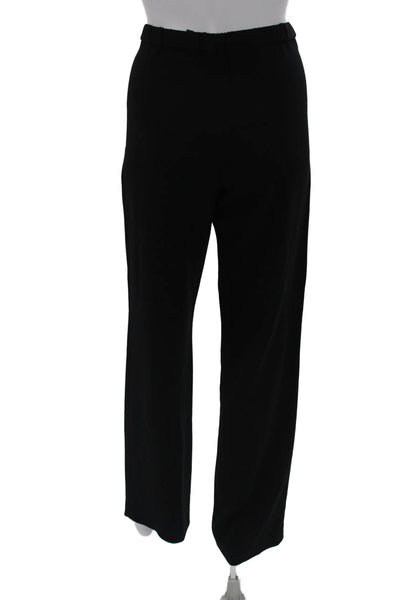 Theory Womens Dress Pants Black Triacetate Polyester Blend Size PP