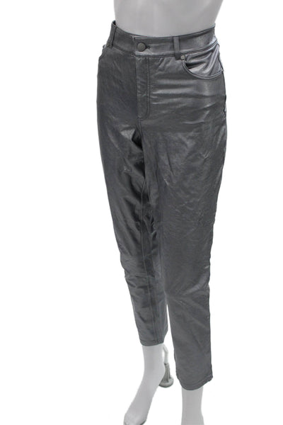 Commando Women Ankle Cropped Pants Dark Gray Size M