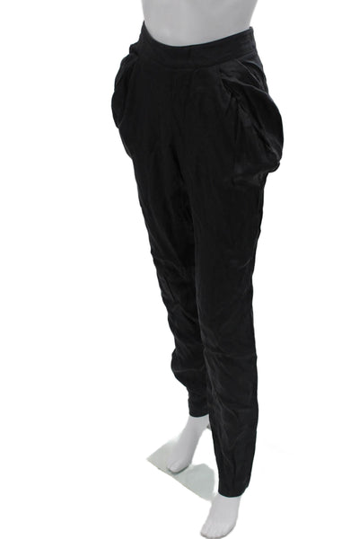 Kaelen Women Harem Pants Black Cupro Modal Inseam 36 Size 4