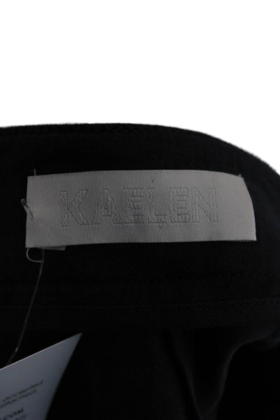 Kaelen Women Harem Pants Black Cupro Modal Inseam 36 Size 4