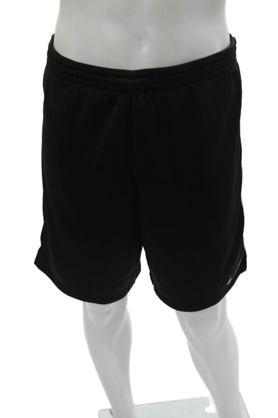Nike Mens Sweat Shorts Black Sports Nylon Cotton Blend Size L
