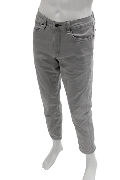 Rag & Bone Mens Cropped Ankle Pants Gray Size 34