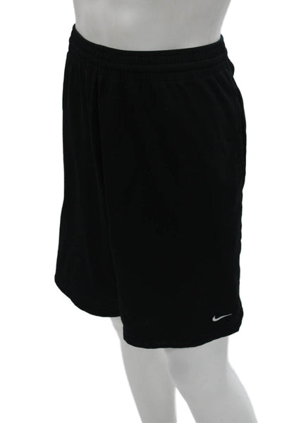 Nike Mens Sweat Shorts Black 100% Polyester Sports Size XL