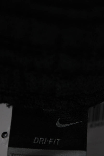 Nike Mens Sweat Shorts Black 100% Polyester Sports Size XL